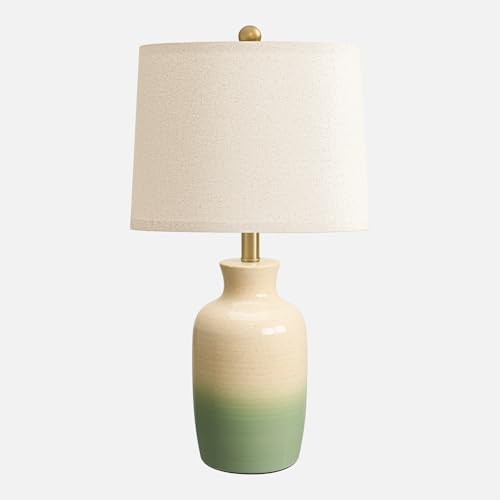 24'' Farmhouse Living Room Lamp with Soft Ombre Finish