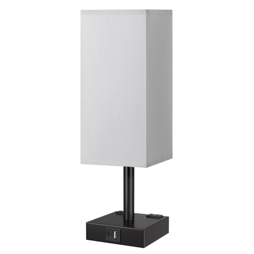 Grey Touch Table Lamp for Bedroom