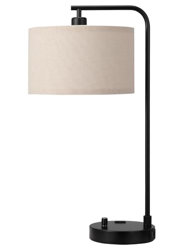 20.7" Tall Table Lamp with USB & Outlet