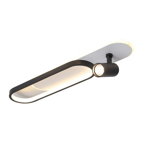 Modern LED Ceiling Light 34.1" Linear Black Linear Ceiling Lights