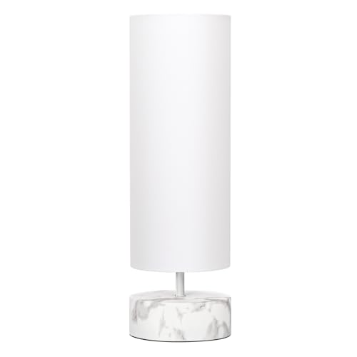 Touch Table Lamp with Marble Grain Metal Base