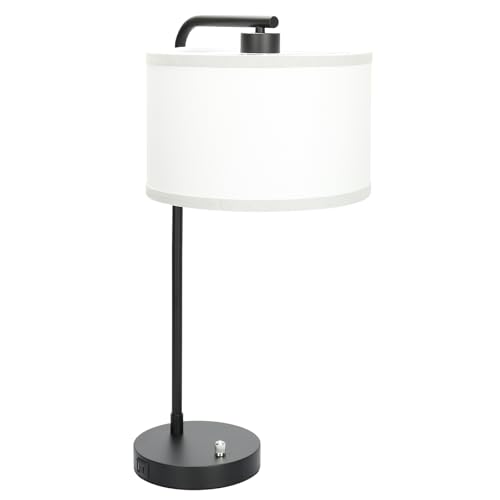 Table Lamp for Bedroom with USB C+A Ports