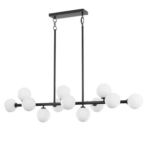 50 Inch Large Glass Globe Sputnik Chandelier