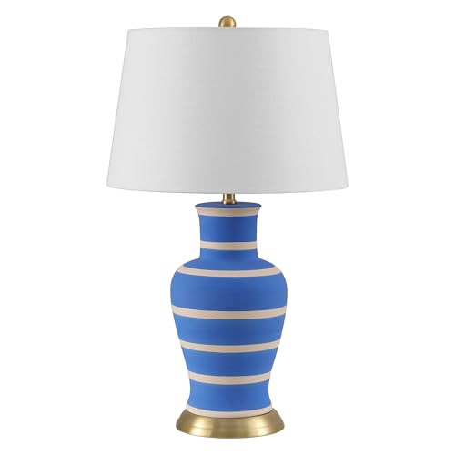 Julian Classic Ceramic Urn Metal LED Table Lamp 29"