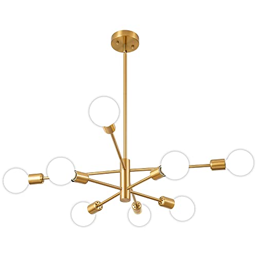 Chandeliers for Dining Room Gold 8