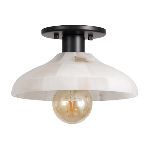 Amara 1 Light Semi Flush Mount Metal 10"
