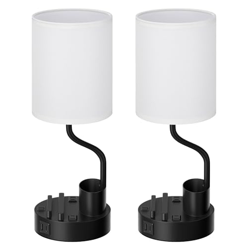 Bedside Lamps for Bedroom Set of 2 (2 Count)
