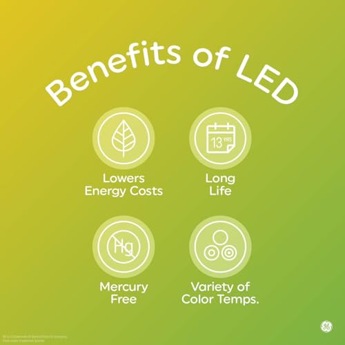 Daylight LED 60W Equivalent General Purpose A19 Light Bulbs (12 Count)