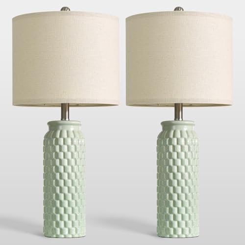 27" Ceramic Table Lamps Set of 2 (2 Count)