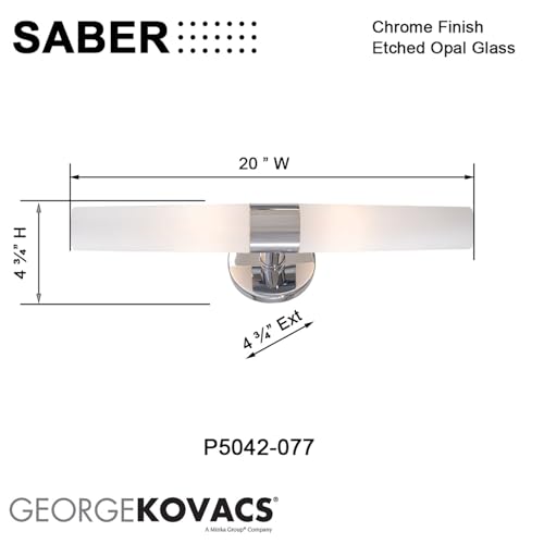 P5042 077 Saber Vanity Bath Light