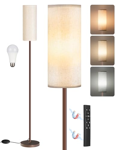 Dimmable Floor Lamps for Living Room with Remote and Foot Switch