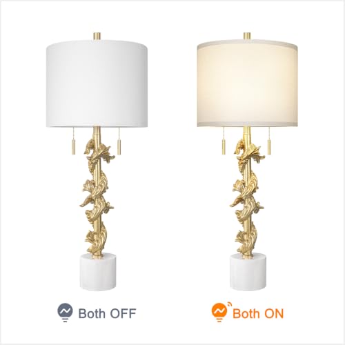 Sculptural Table Lamp Set of 2
