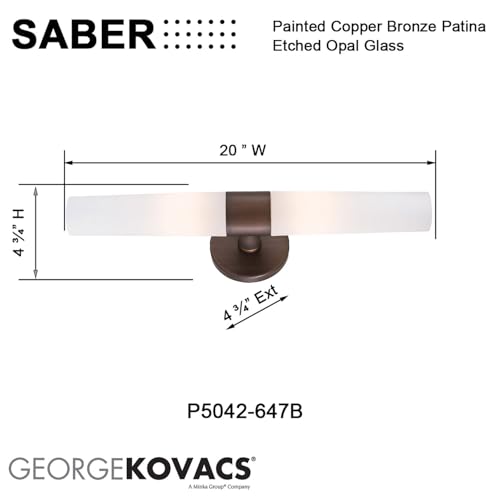 P5042 647B Saber Vanity Bath Light