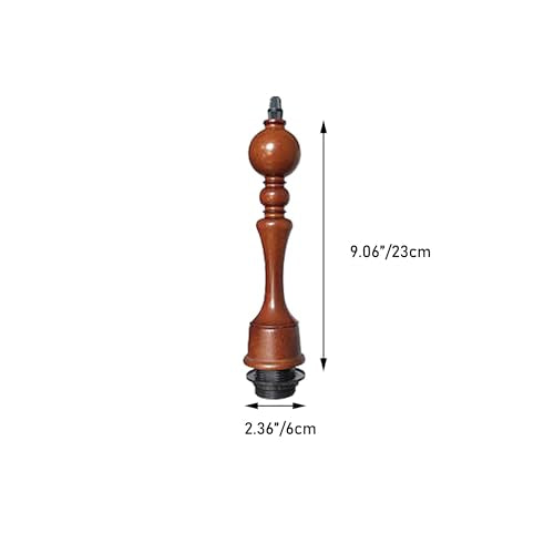Handmade Walnut E26 Bulb Socket Adapter Kit Vintage Finish for Industrial Farmhouse Lighting Accessories Pendant Fixture DIY Replacement