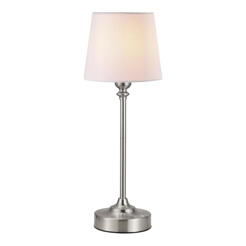 Cordless Table Lamp Rechargeable Silver