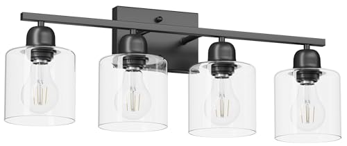 Modern 4 Light Bathroom Light Fixtures