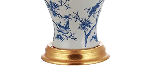 Grace 24" French Country Floral Urn Ceramic Lamp
