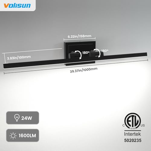Modern Bathroom Vanity Light 39.4 inch