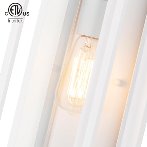 18" Modern Outdoor Porch Wall Light (2 Count)