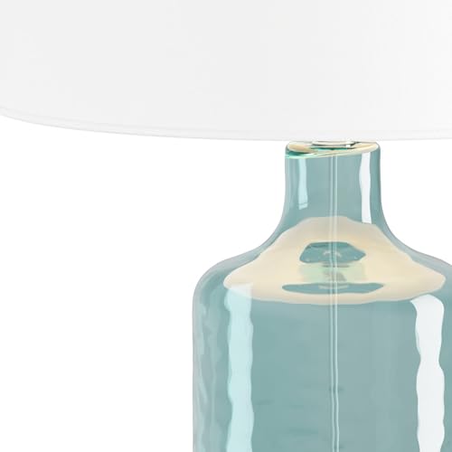 Table Lamp Fillable Clear Glass Lamp with Open Base