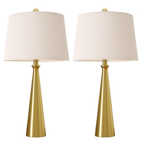 25.75" Modern Table Lamp for Bedroom Set of 2 (2 Count)