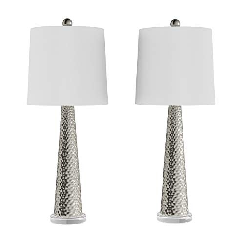 Table Lamps Silver (2 Count)