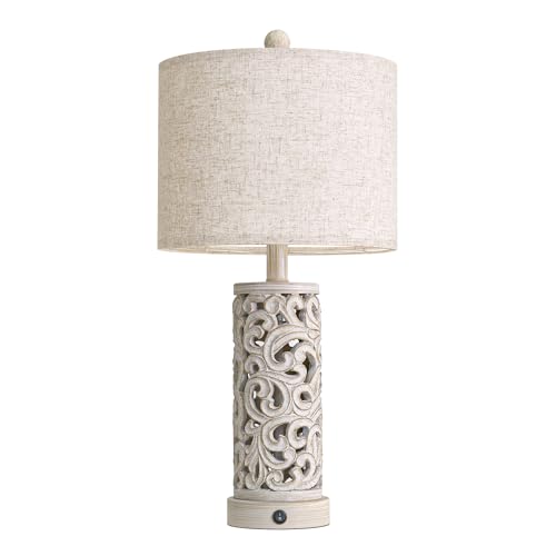 22'' Farmhouse Table Lamp for Living Room