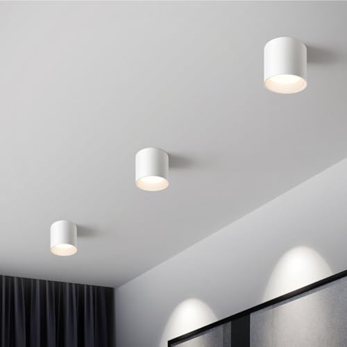 White Flush Mount Ceiling Light Fixtures for Hallway Entryway