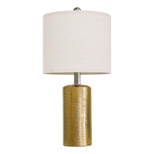 Small Table Lamps 20.25" Bedside Lamps Gold Table Lamp for Living Room