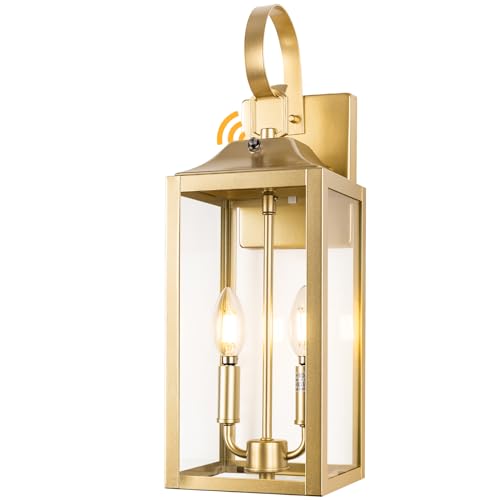 19" Dusk to Dawn Outdoor Wall Lantern 2