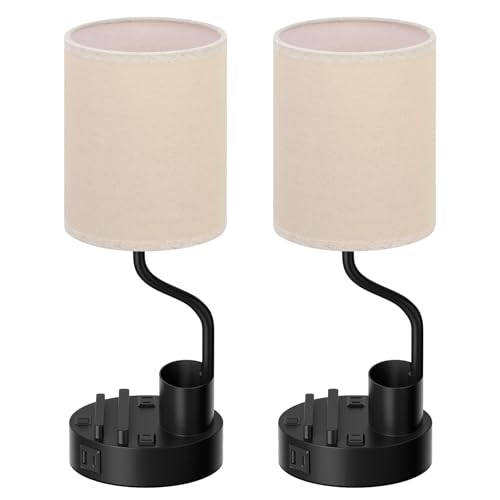 Bedside Lamps for Bedroom Set of 2 (2 Count)