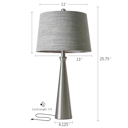 25.75" Table Lamps Set of 2 for Living Room Bedroom (2 Count)