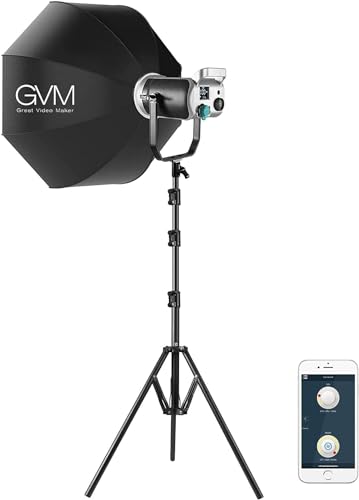 GVM 200W LED Video Light with Softbox