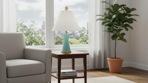 33191 Transitional Hardback Empire Shaped Mushroom Pleated Pleated White Spider Shade