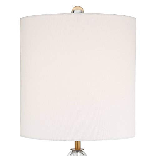 32 1 2" Large Buffet Table Lamp Gold Halston Brass Crystal Skinny