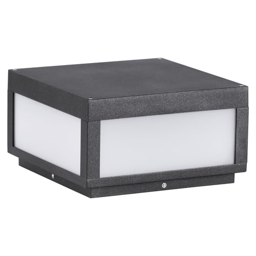12" Outdoor Post Lights Hard Wired