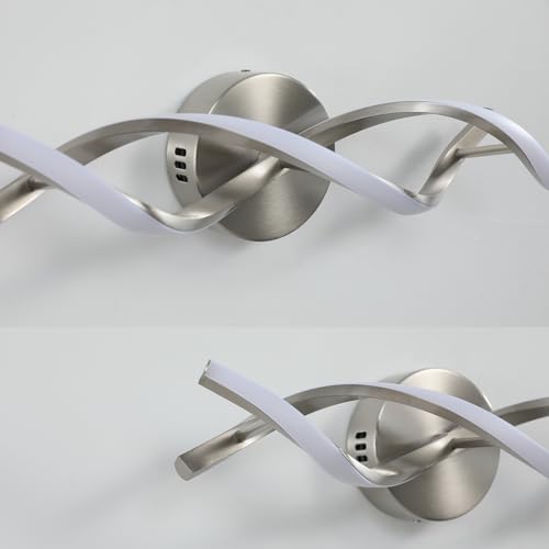 Modern Nickel LED Vanity Lighting