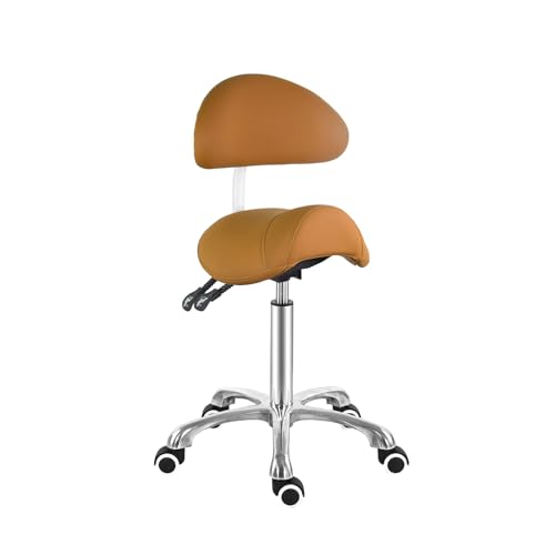 Saddle Stool Chair with Back Support