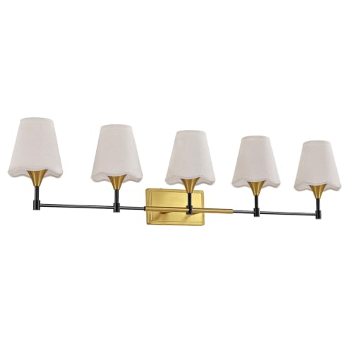 Black Gold Bathroom Vanity Light (Black Gold / 5 LIGHT)