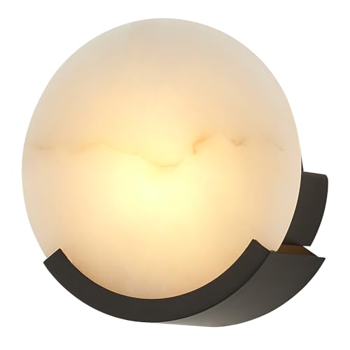 1 Light Black Modern Wall Sconces for Bedroom