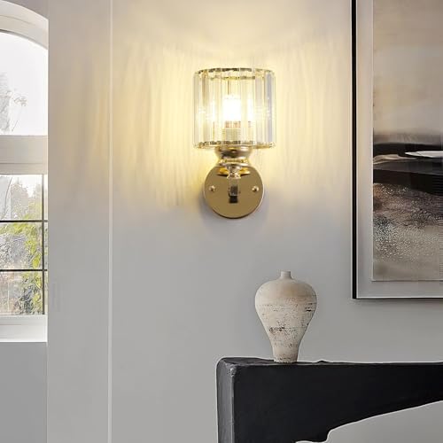 Hardwired Crystal Wall Sconces