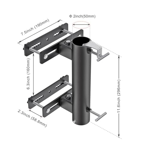Deck Railing Umbrella Holder for 1