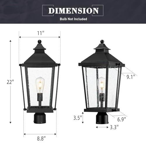 Black Outdoor Post Lights