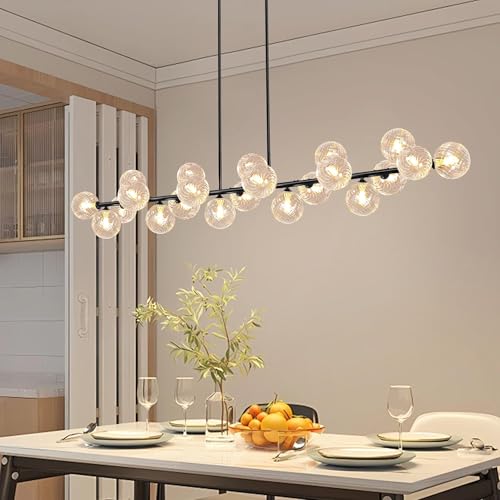 Linear Chandelier Dining Room Light Fixture Sputnik Linear Pendant Light