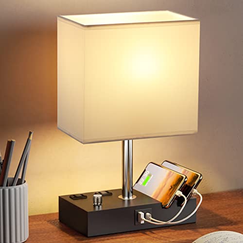 White Table Lamp for Bedroom