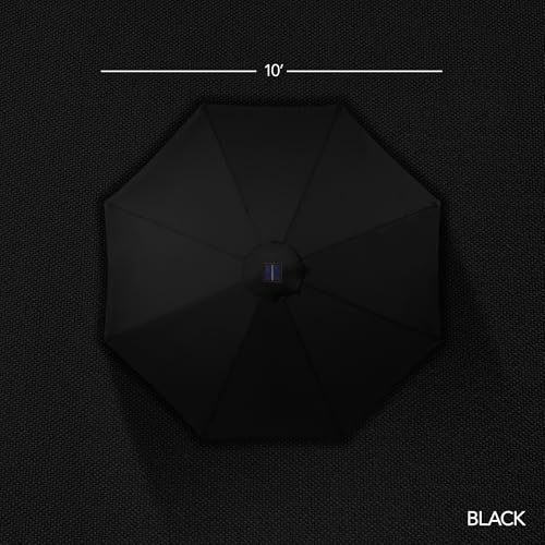 10ft Solar Market Patio Umbrella w