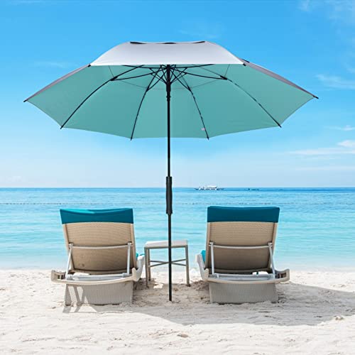 UV Golf Beach Umbrella 68”Auto Open Extra Large Sun Shade Umbrellas