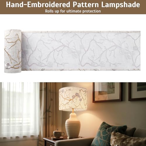 2 Pack 13 Inch Drum Lamp Shades (2 Count)