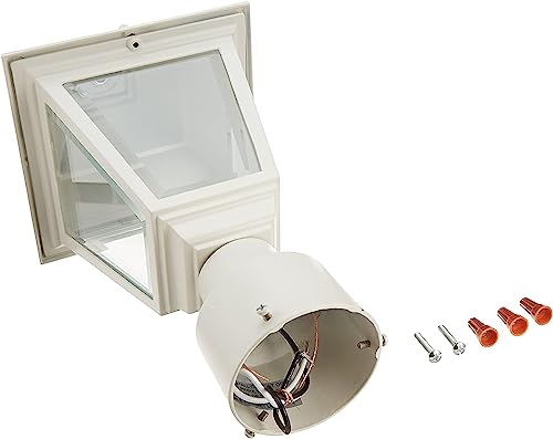 60/546, Outdoor Outdoor Post Lantern Light Fixture, White, Clear Glass