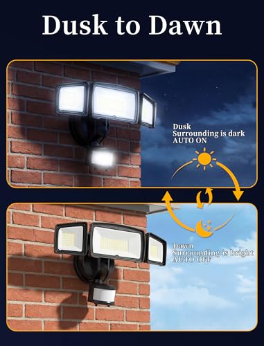 100W 11000LM Security Lights Outdoor with Remote Control
